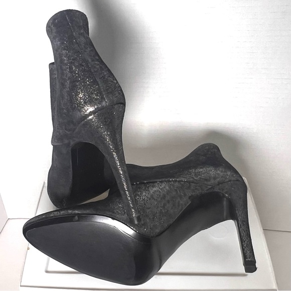 Zara Women’s Metallic Heel Ankle Boots Size 7.5 NWOT - Picture 9 of 9